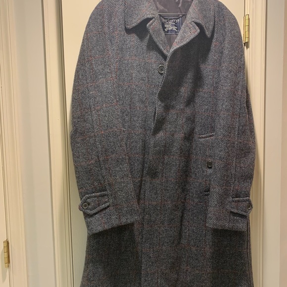 Burberry | Jackets & Coats | Mens Vintage Wool Burberrys Overcoat ...